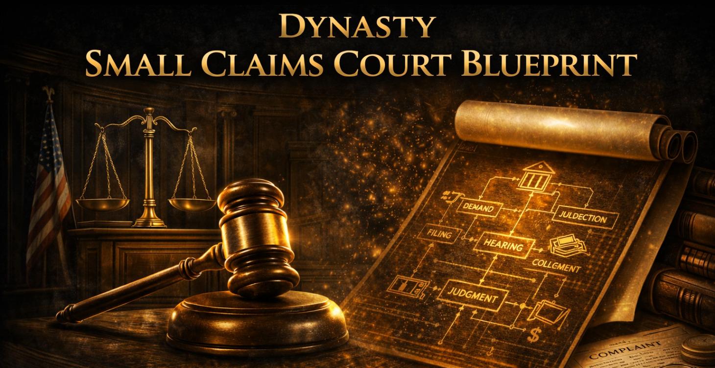 Dynasty small claims Court Blueprint