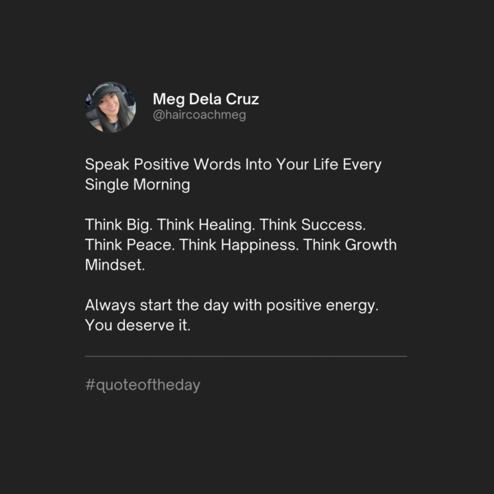 Start with your thoughts