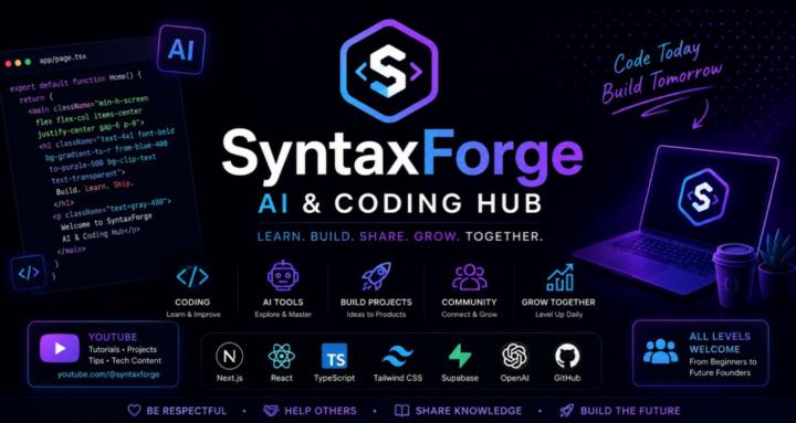 SyntaxForge AI & Coding Hub