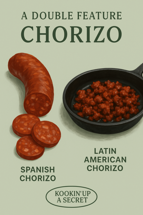 kooks abc of Ingredients -🌶️ Chorizo - A spicy sausage with centuries of smoke, spice, and Spanish soul