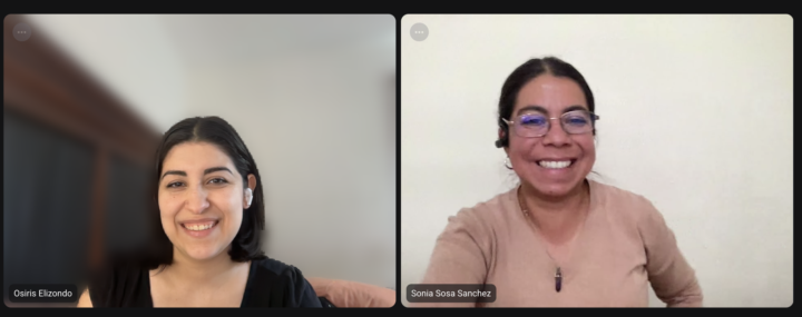 Sesión de trabajo con Sonia 