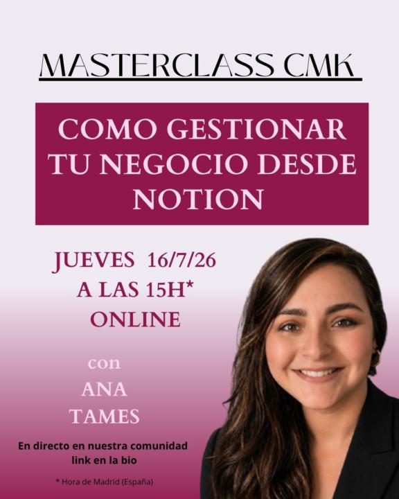La masterclass de esta semana 