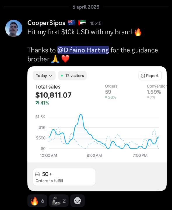 From $0 to $150k in just a month 