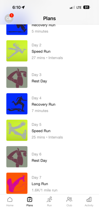 Nike run club