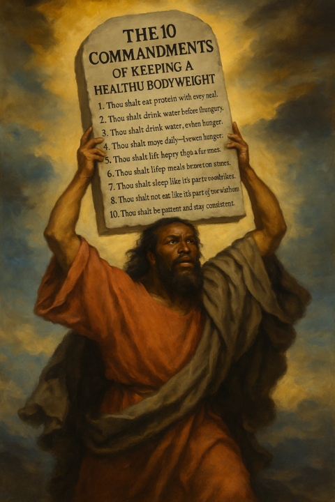 ⚖️ The 10 Commandments of Keeping a Healthy Bodyweight