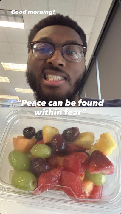 Peace can be found within fear