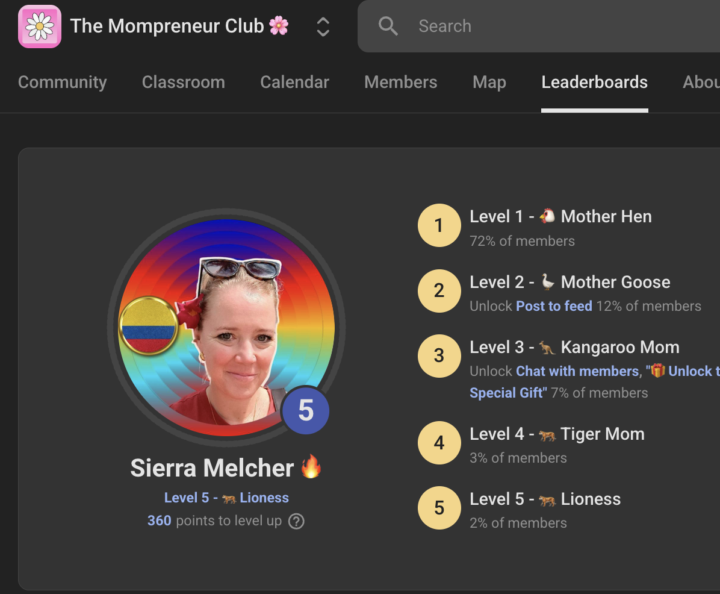 Unlocked another level- feeling like a winner.