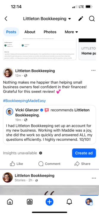I got my first review!!!