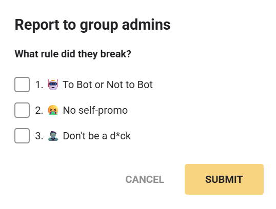 🦋 Help us keep this space fun!