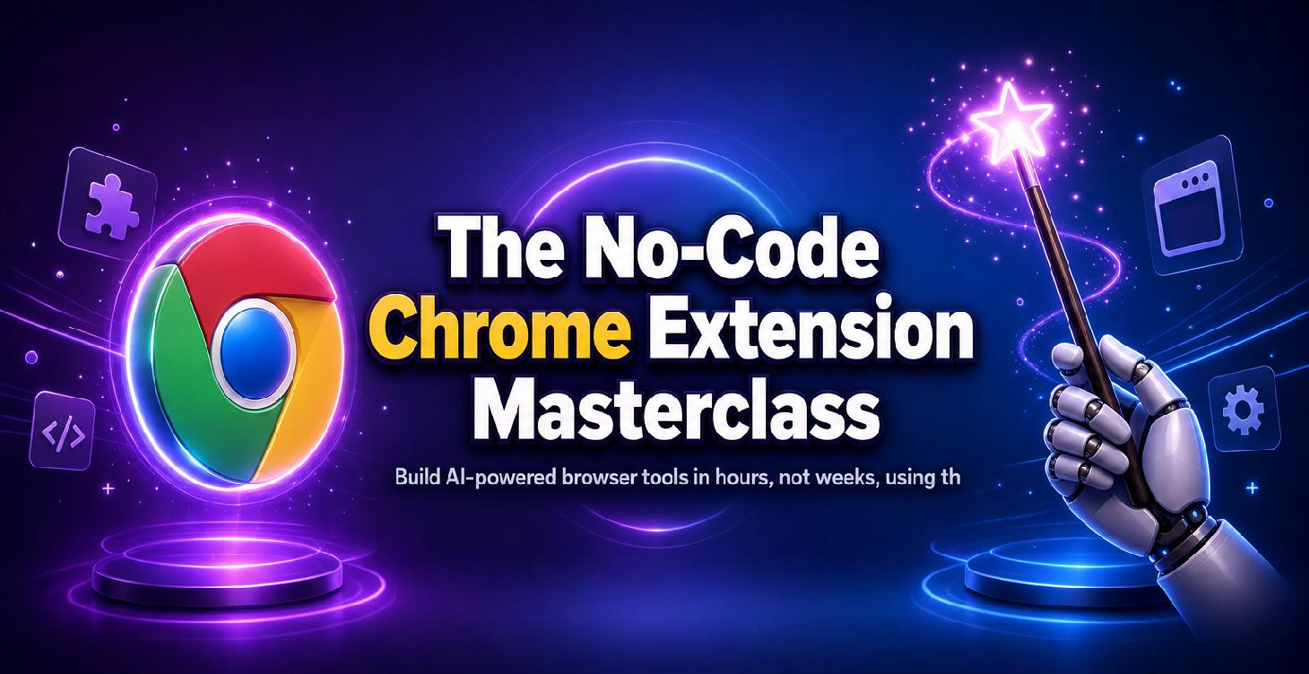 The No-Code Chrome Extension Masterclass