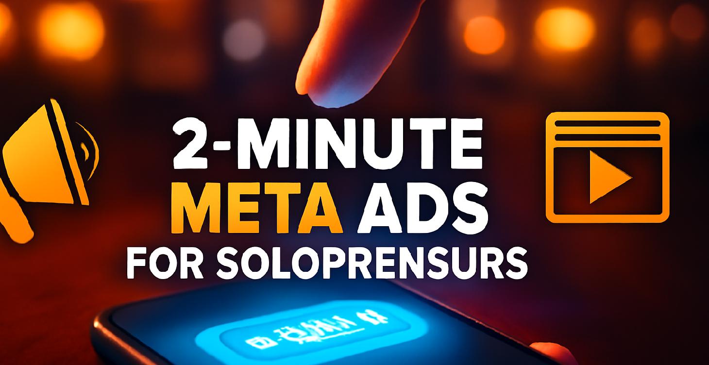 2-Minute Meta Ads for Solopreneurs
