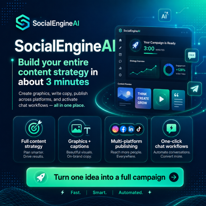 🚀 New Course: AI Content Engine + Free SocialEngineAI Access
