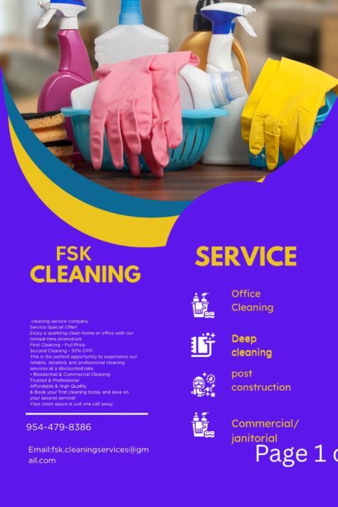 FSK cleaning services company Llc