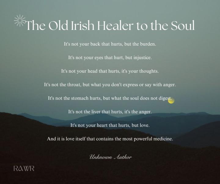 Can the burdens we carry be turned over to the soul?