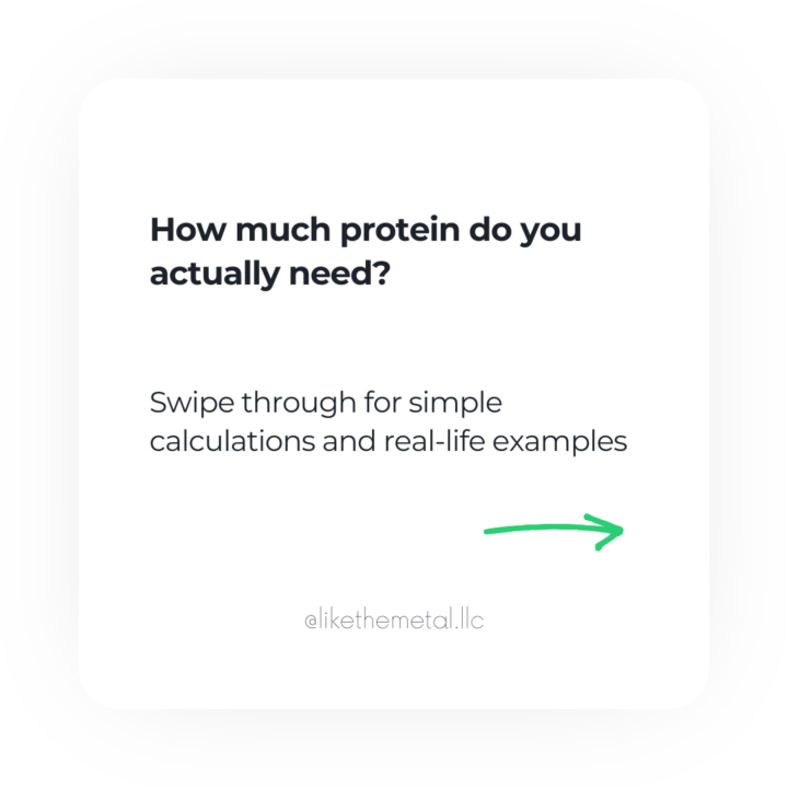How much protein do you need?