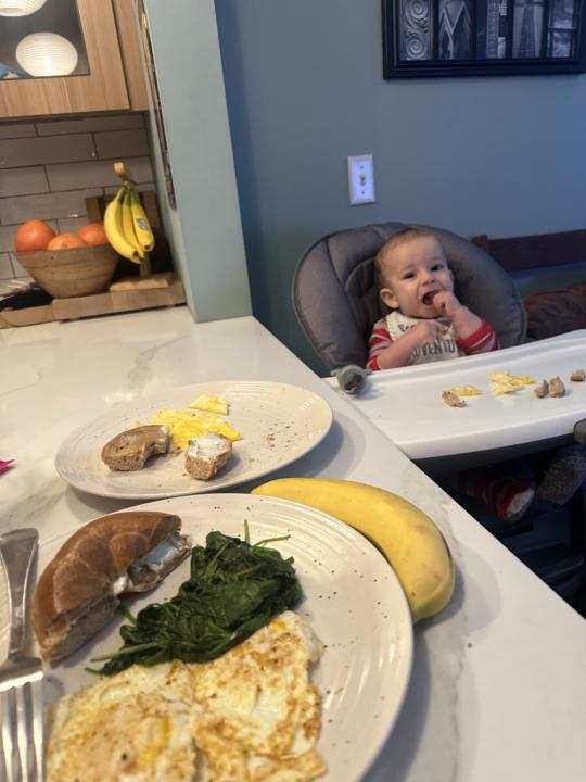 Breakfast with the little sir 