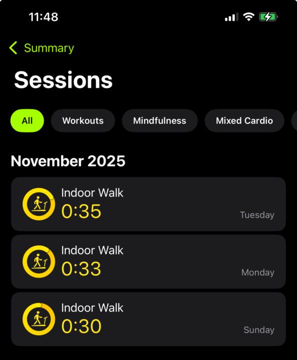 I am saying yes to exercise…