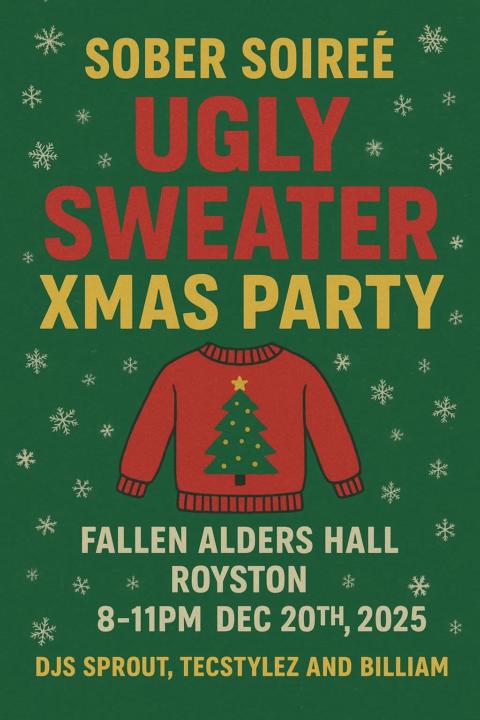 Sober Soiree Presents Ugly Sweater Xmas Party
