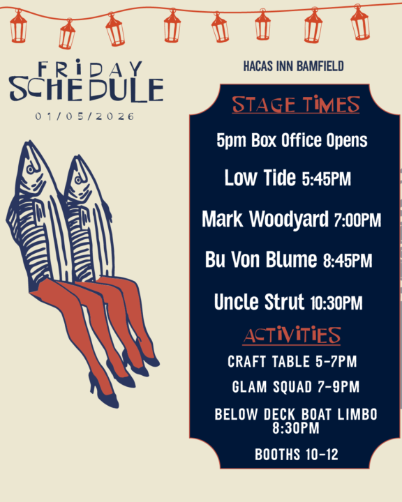 Salty Hearts May 1-2 Full Weekend Schedule