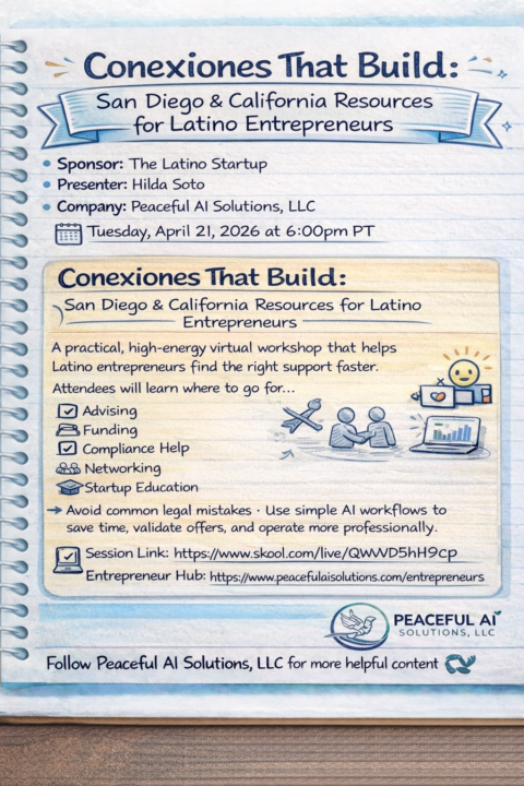 @6pm TONIGHT - Conexiones That Build: SD & CA Resources for Entrepreneurs