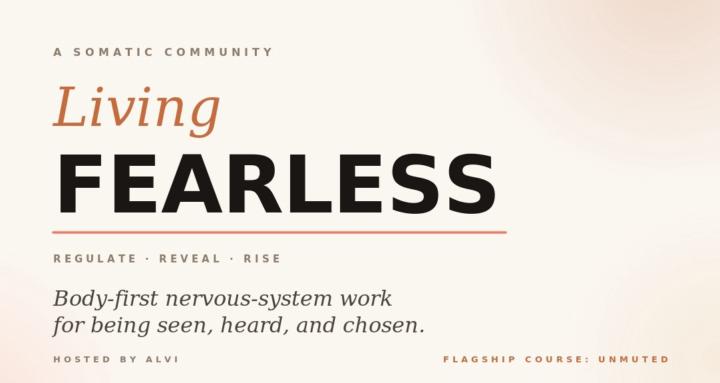 Living Fearless