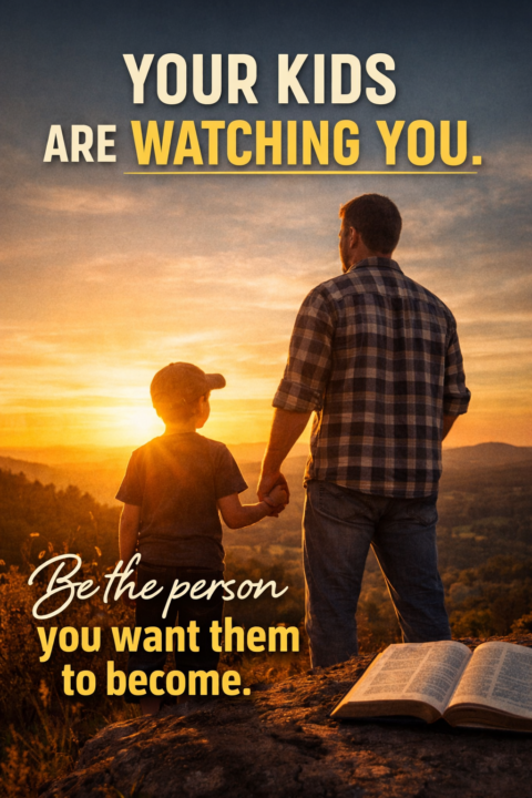 Your kids are watching how you live.