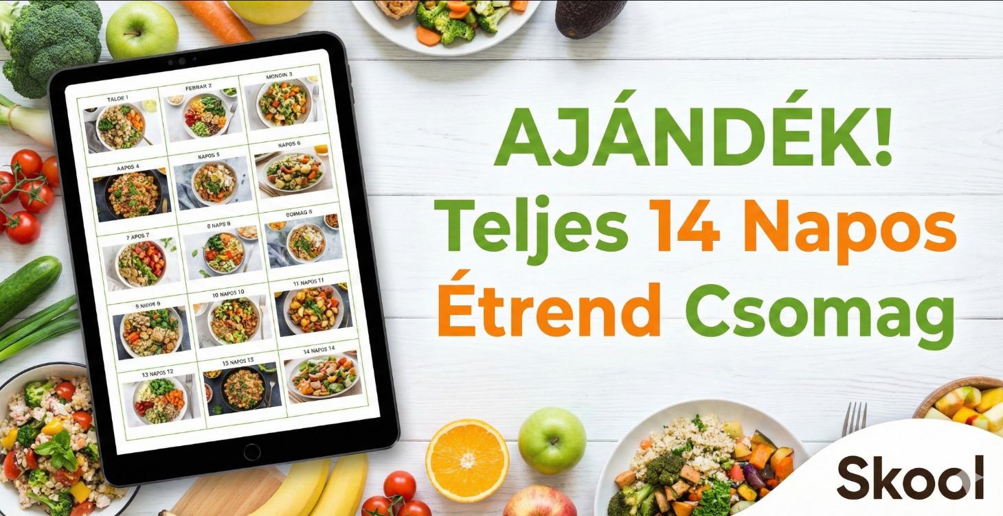5. Ajándék! MEGNYÍLT! 14 napos étrend csomag