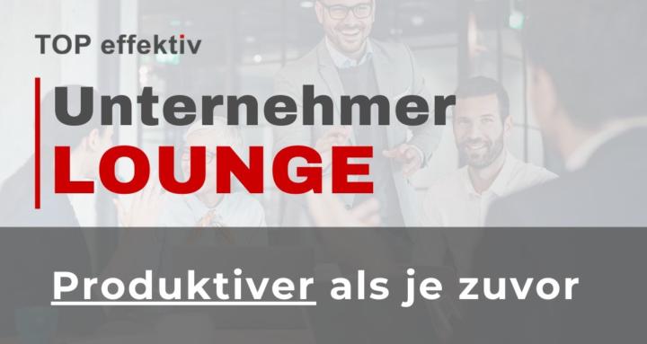 TOPeffektiv Unternehmer Lounge