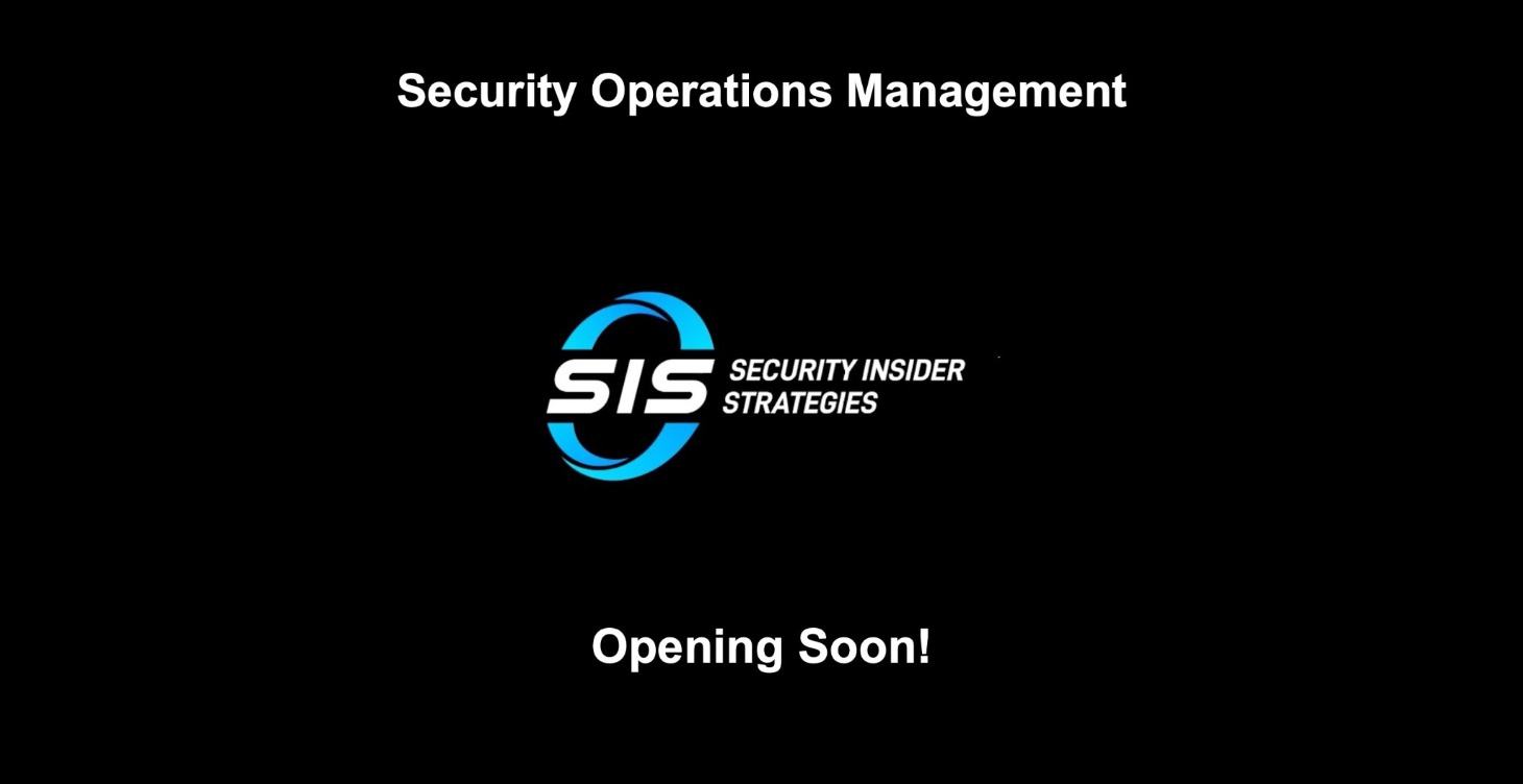 Security Operations Management