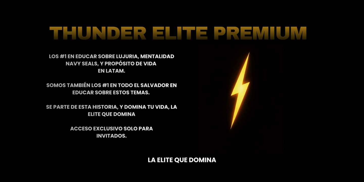 THUNDER ELITE PREMIUM⚡️