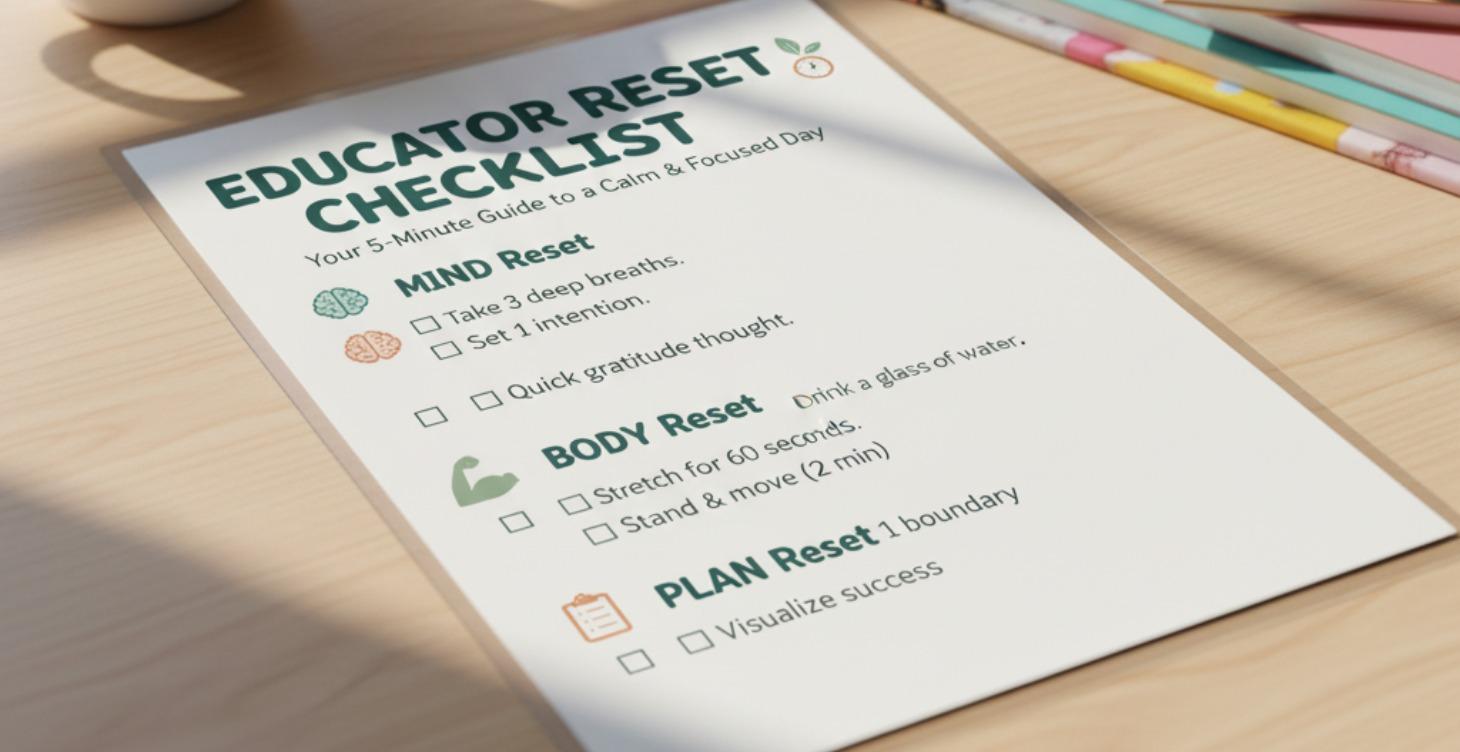 5 Minute Reset Checklist