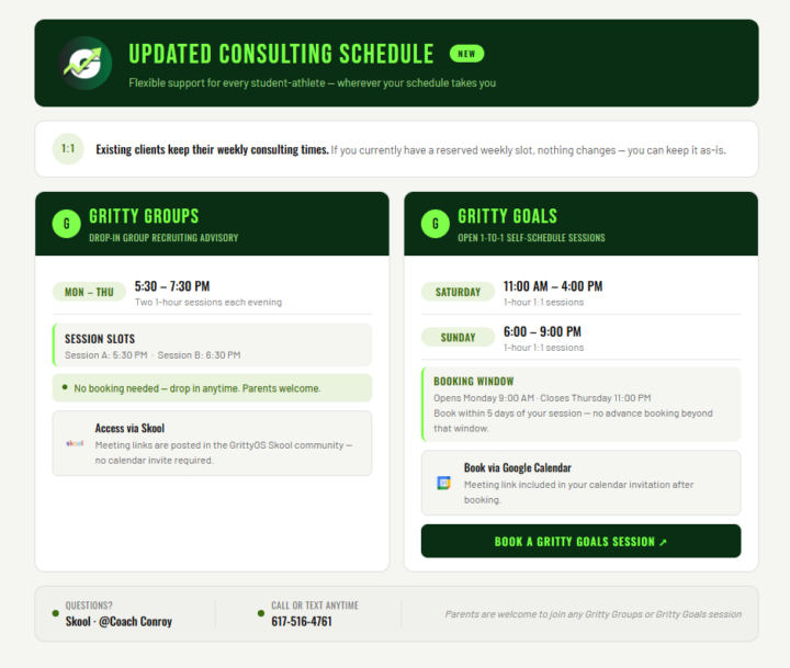 📣 Big Scheduling Update: How We're Working Together Going Forward