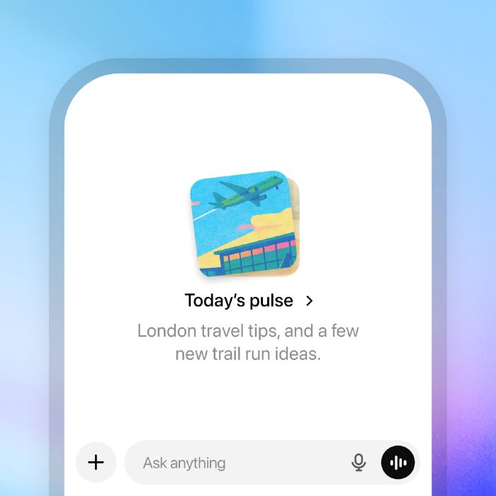 OpenAI lanzó ChatGPT Pulse 