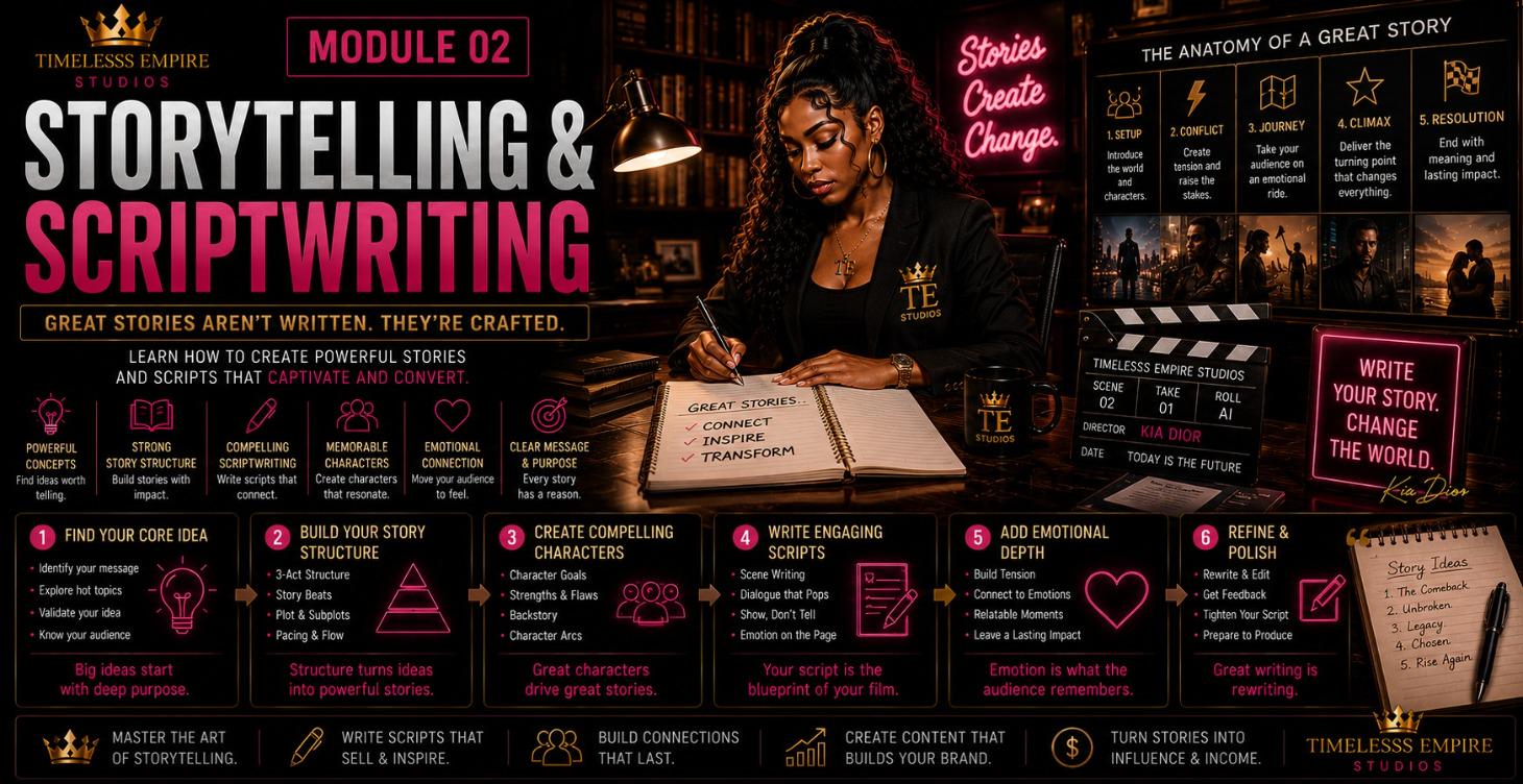 STORYTELLING & SCRIPTWRITING