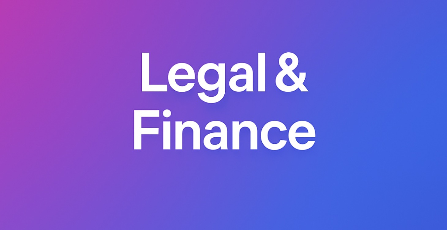 Legal and Finance