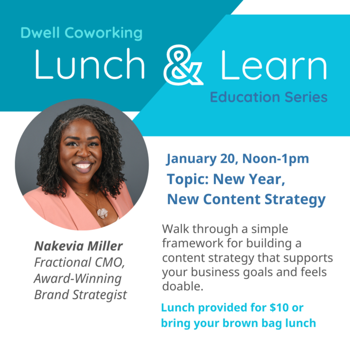 Jan 20 - Lunch & Learn: New Year, New Content Strategy