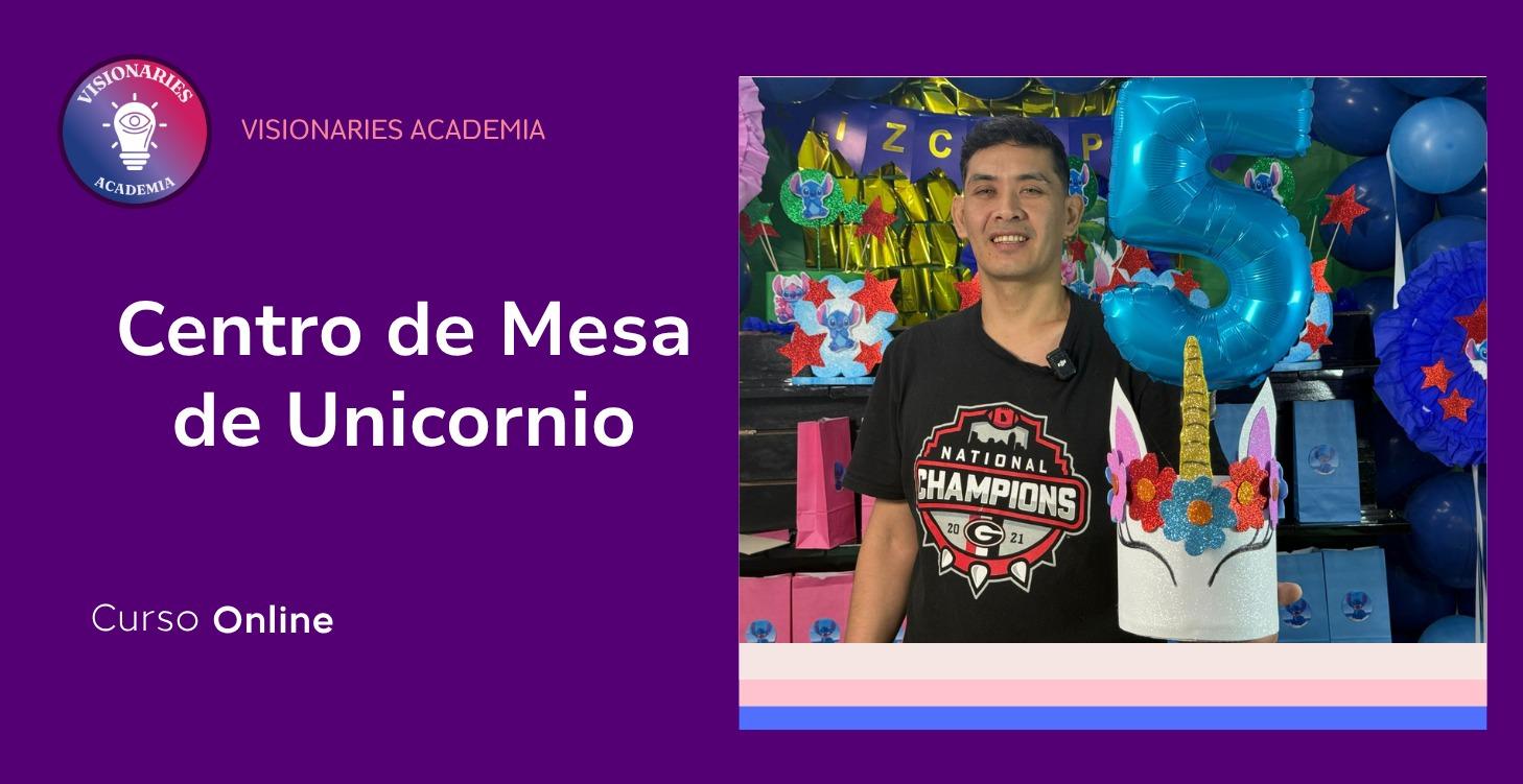 Centro de Mesa de Unicornio
