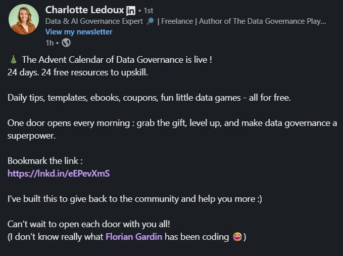 Must Share : Data Gov Advent Calendar