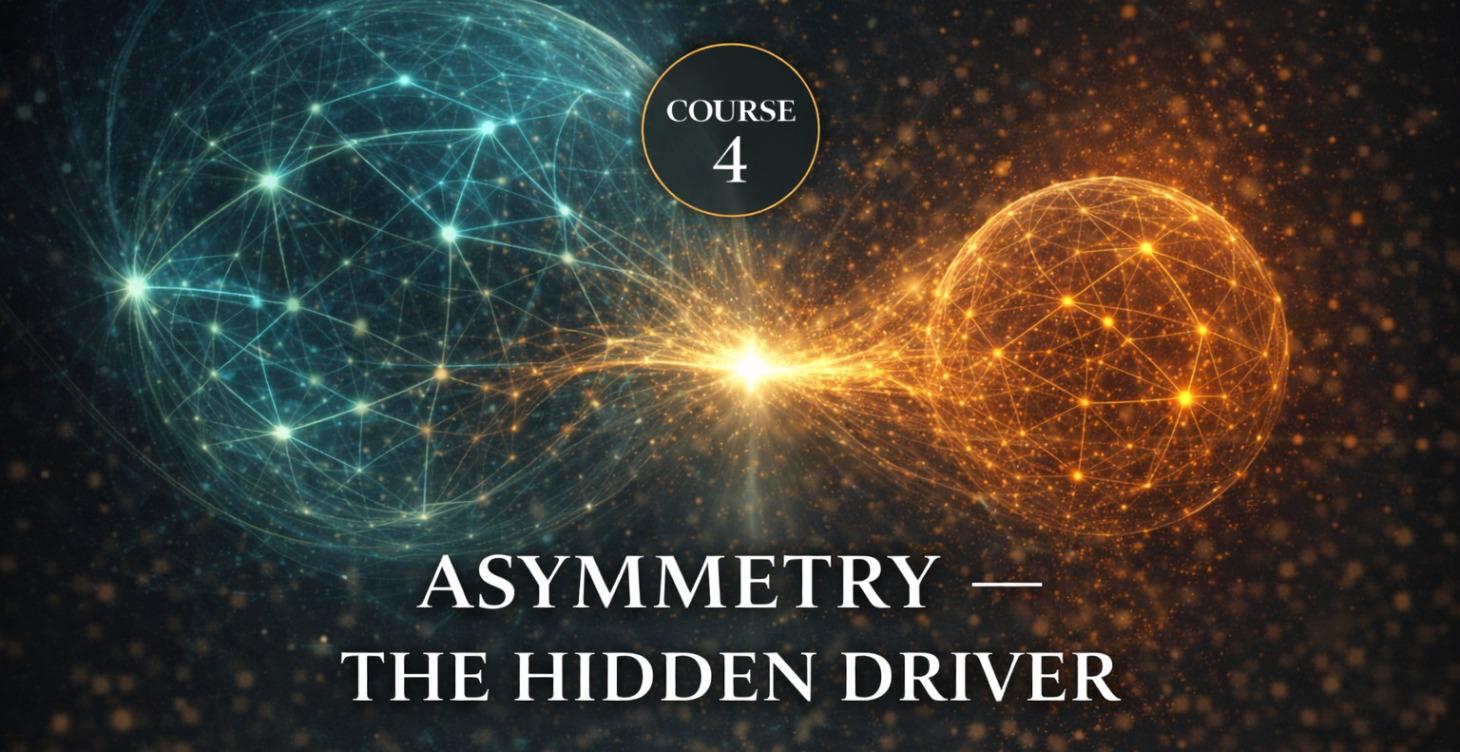 Course 4: Asymmetry — The Hidden Driver