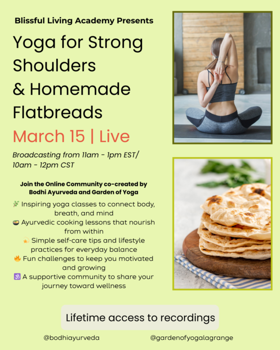 Yoga and Cooking this Sunday!