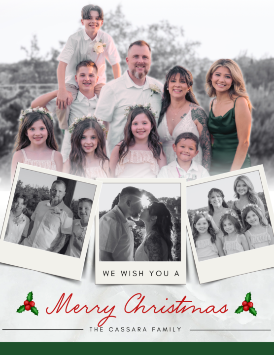 🎄 Merry Christmas and Happy New Year from the Cassaras! 🎄