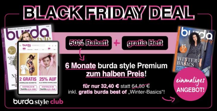 Black Friday bei BURDA