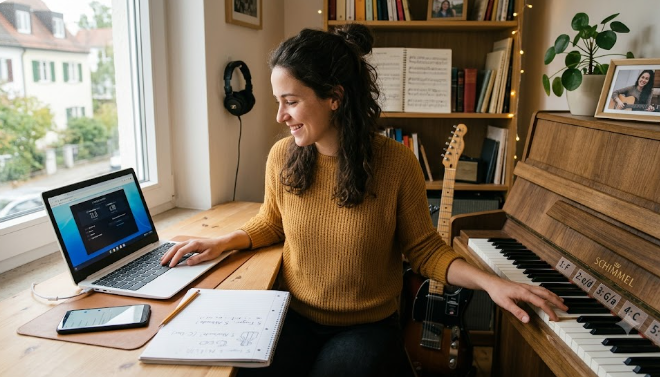 Gemini macht jetzt tolle 30 Sekunden Musik Tracks aus Deinen Prompts