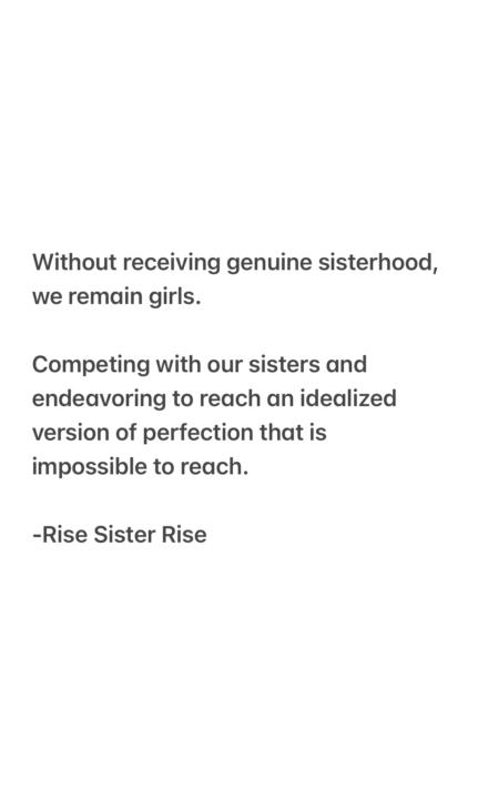 Genuine Sisterhood 