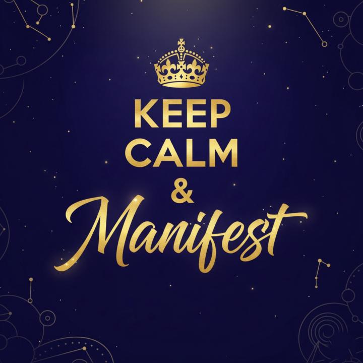 Keep Calm And Manifest