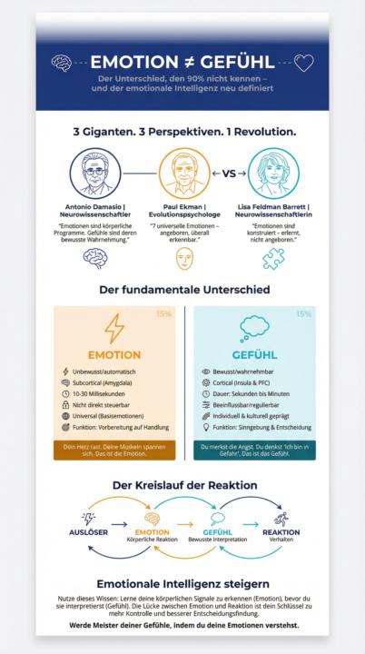 Was ist eigentlich eine Emotion? Was ist ein Gefühl?