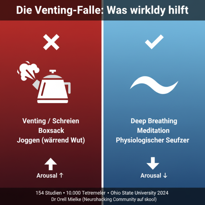 🚫 Mythos entlarvt: Warum "Dampf ablassen" dich noch gestresster macht