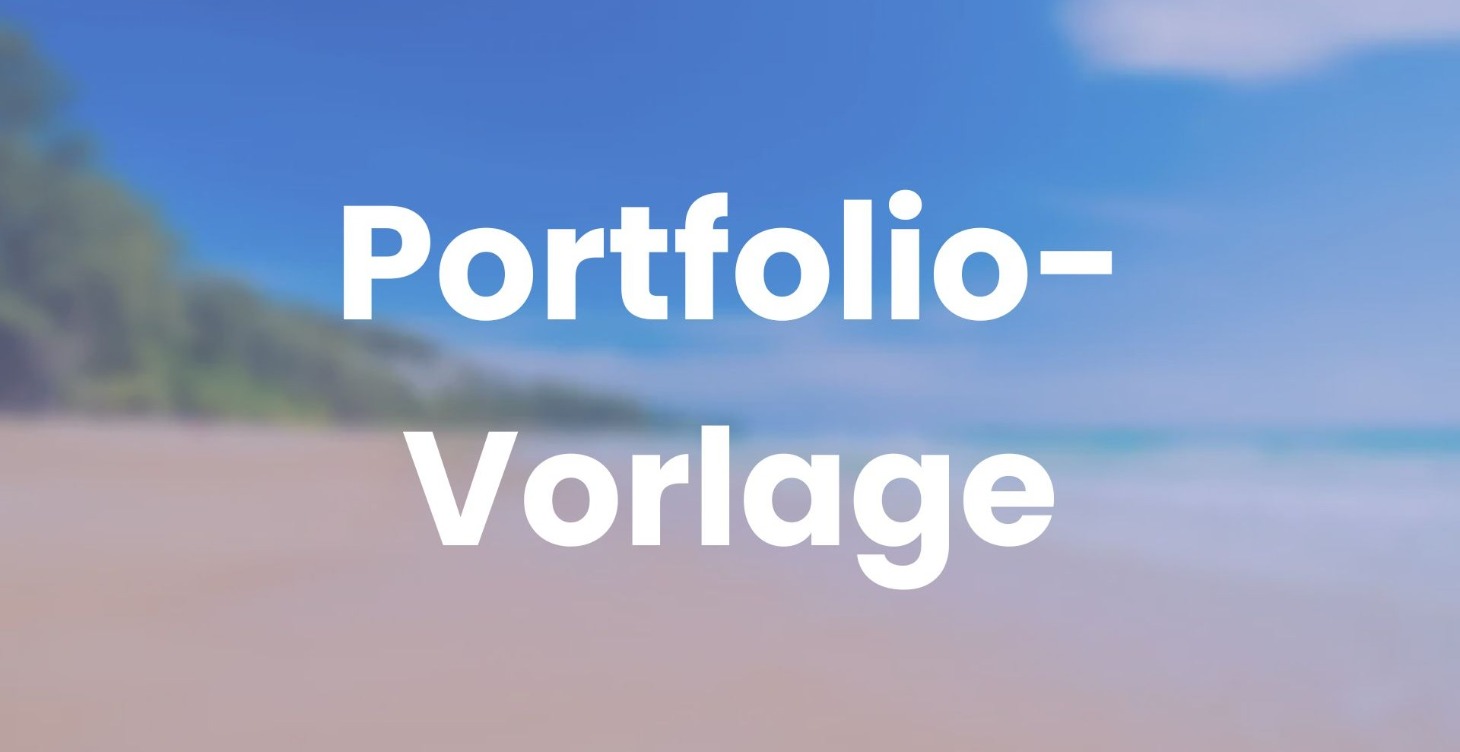 Portfolio-Vorlage