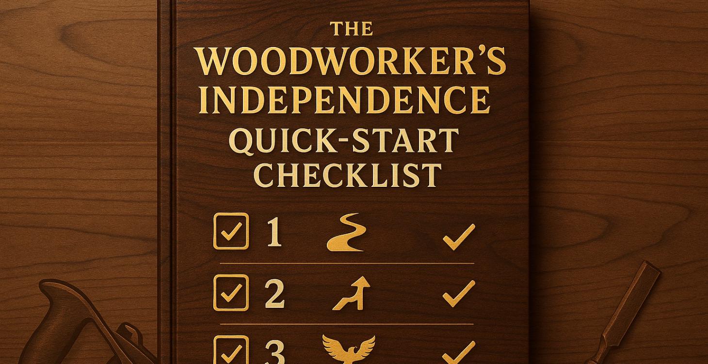 Woodworker's Independence Quick-Start Checklist