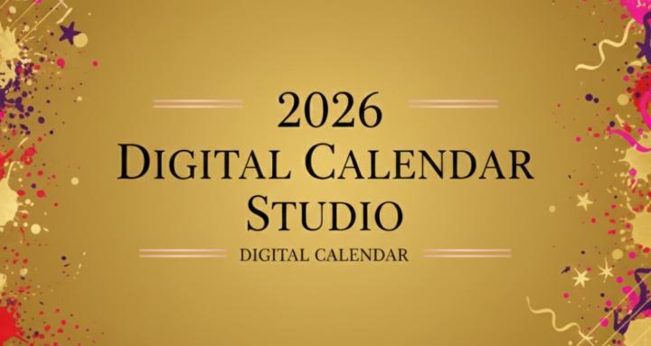 2026 Digital Calendar Studio